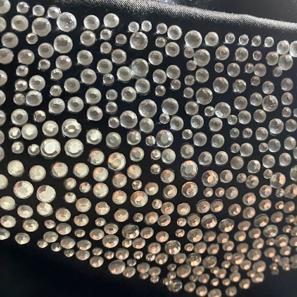 Maria Bonita Black Celebrity Dress Style Strap Shoulder Bodycon Pencil dress L - Picture 7 of 16